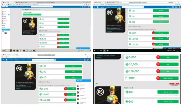 Roblox Robux Hilesi 2021 0 çalışıyor